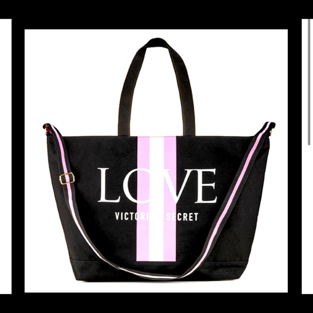 Victoria’s Secret Love weekender canvas‎ bag